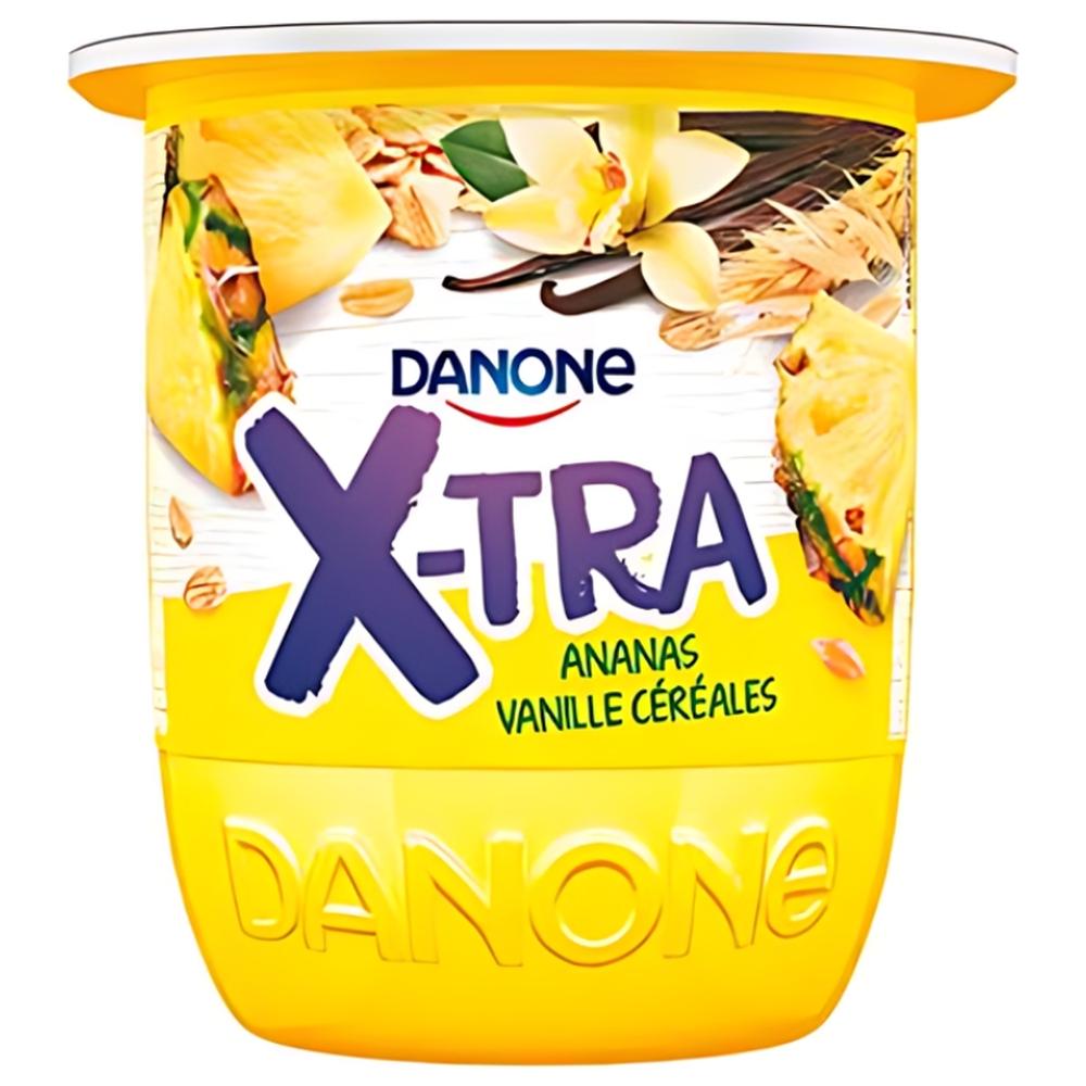 Yaourt à La Cuillère Brassé Ananas Vanille Céréale Xtra Danone 110g
