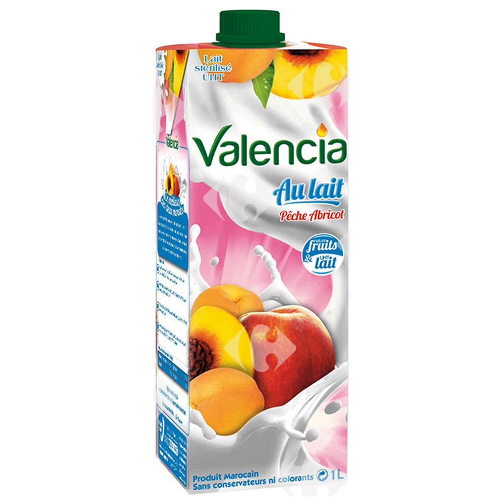 [379168] Jus au Lait Pêche Abricot Valencia 1L