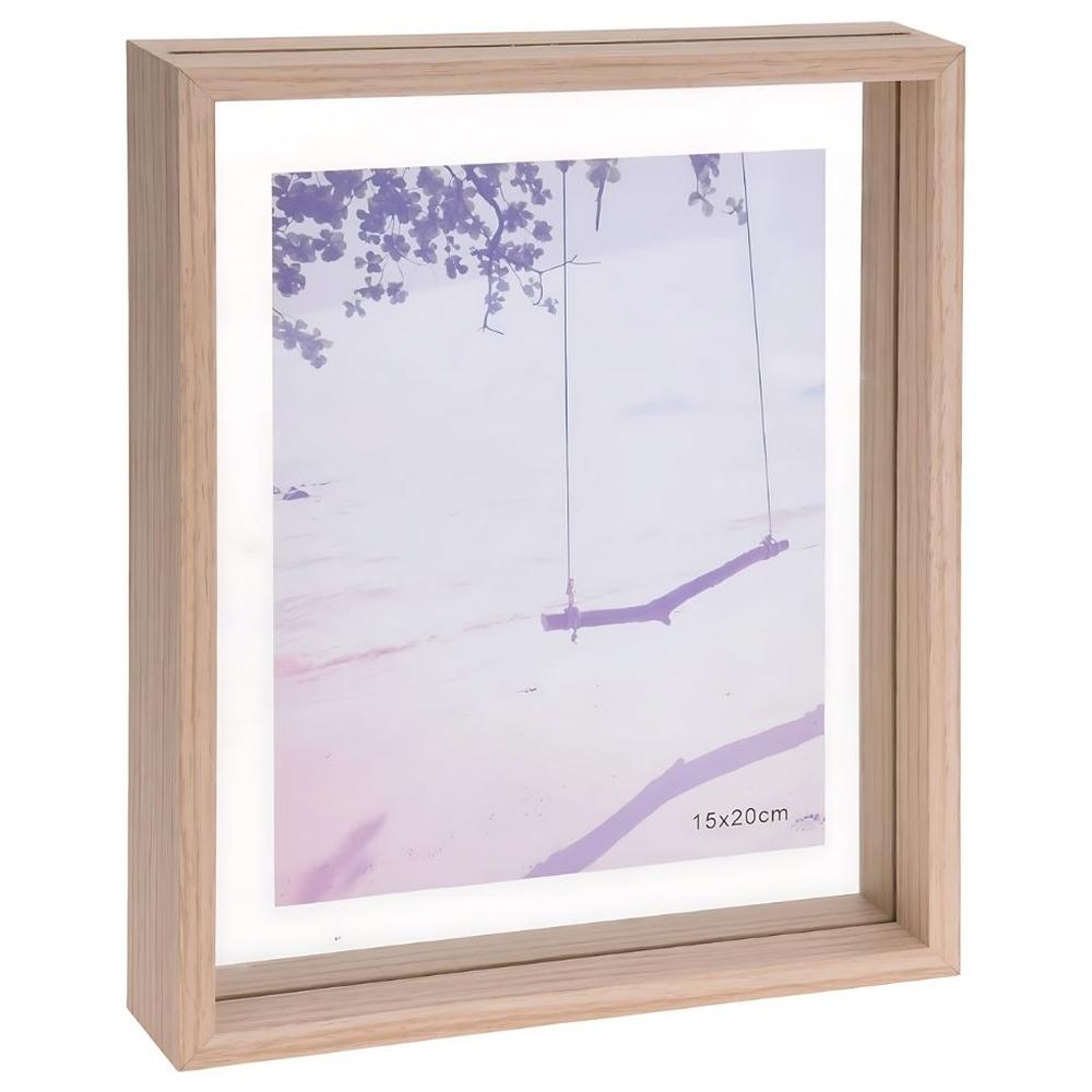 [683951] Cadre Photo Double Glass 15x20cm