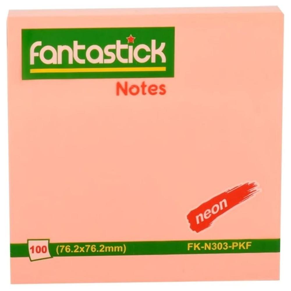 Bloc Notes Fantastique 100 Feuilles Rose 7,6x7,6 cm