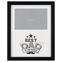 Cadre Rectangulaire "Meilleur Papa Du Monde" Kasa 25x20cm