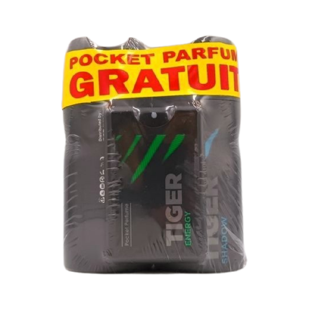 Pack de 2 Déodorants Oud et Obscure Tiger 150ml + 3ème Pocket de 17ml Gratuit