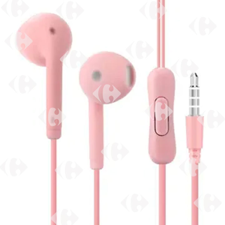 [664149] Écouteurs avec Fil PSEAR181PK Rose Poss