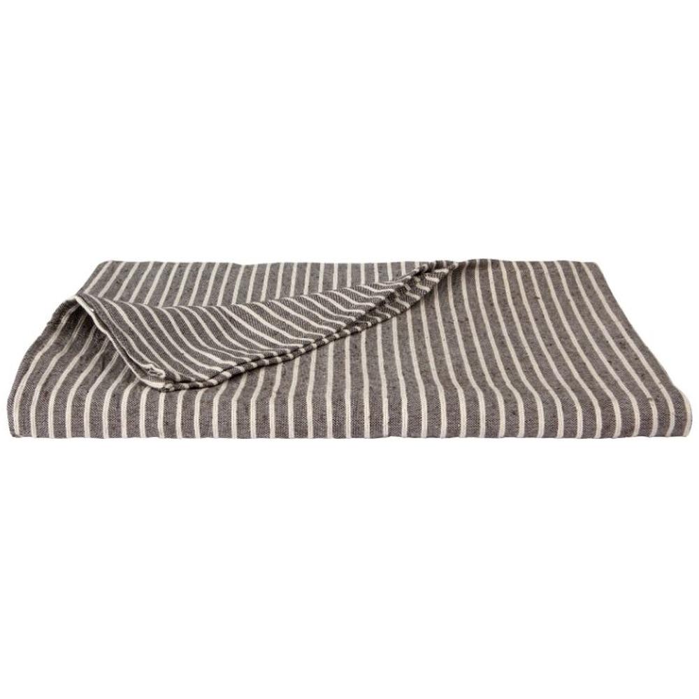[716260] Couverture Rayures Marron Kasa 230x250cm