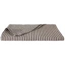 Couverture Rayures Marron Kasa 230x250cm