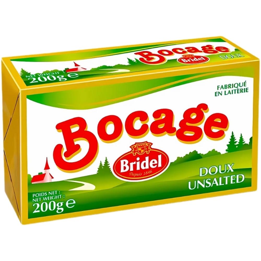 Beurre Doux Plaquette Bocage 80% MG Bridel 200g