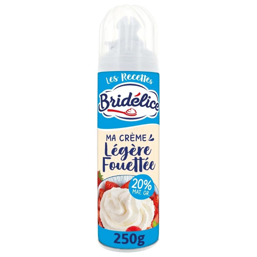 Crème Fouettée Légère 20% MG Bridélice 250g