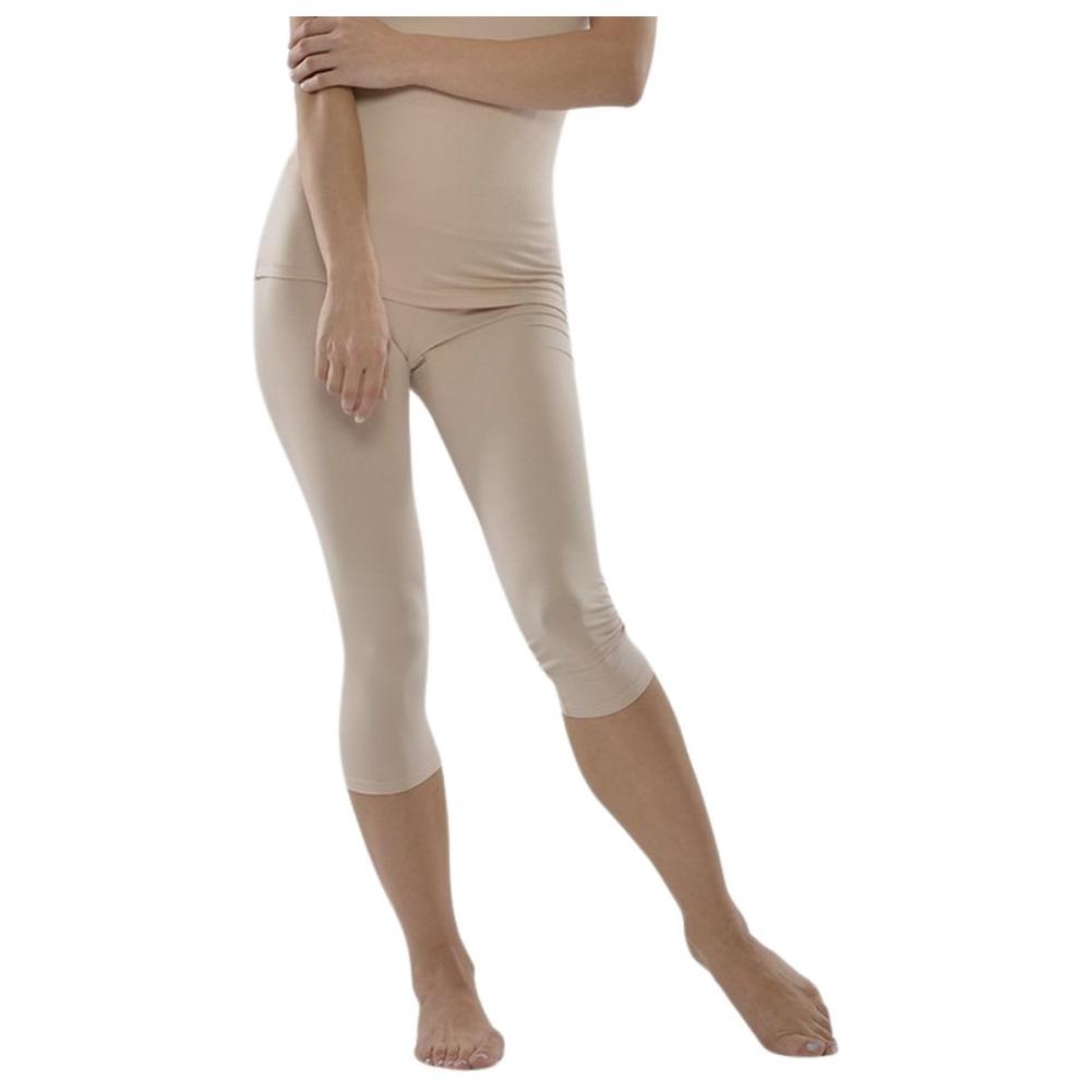 [674041] Corsaire Femme Beige en Coton - Taille L