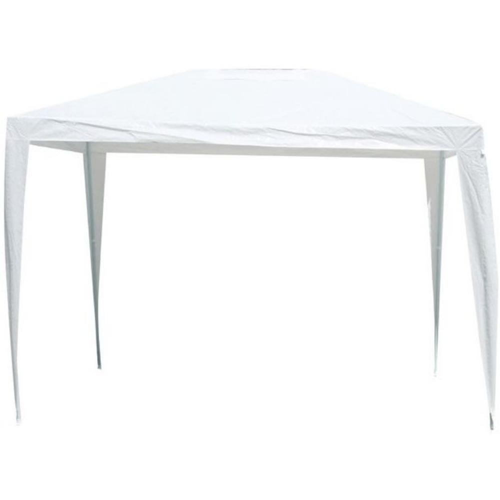 [200393] Parasol Blanc en Acier et Polyster L 300 xP 400 xH 250cm