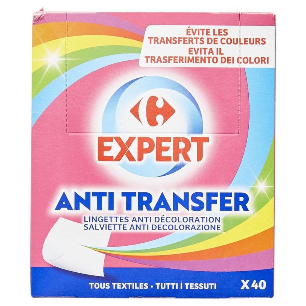 [704717] Lingette Anti-Décoloration Carrefour Expert 40 unités