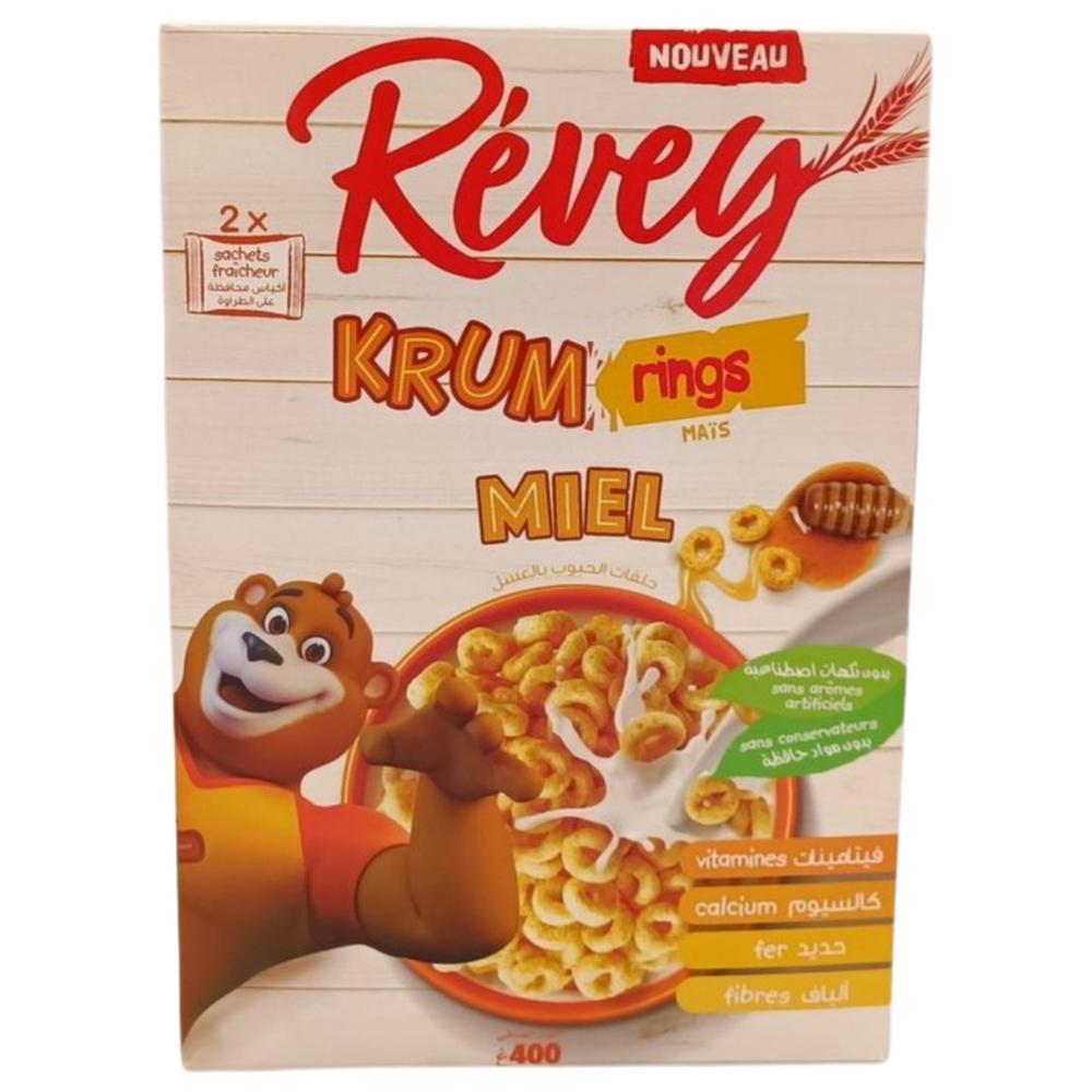 [671665] Céréales Krum Rings Revey 400g