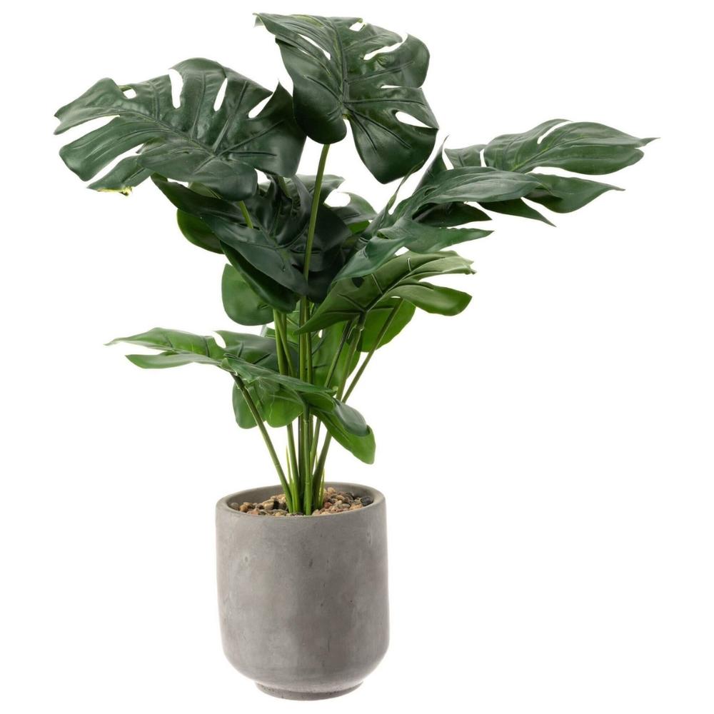Plante Artificielle avec Pot Ciment Kasa 45 cm