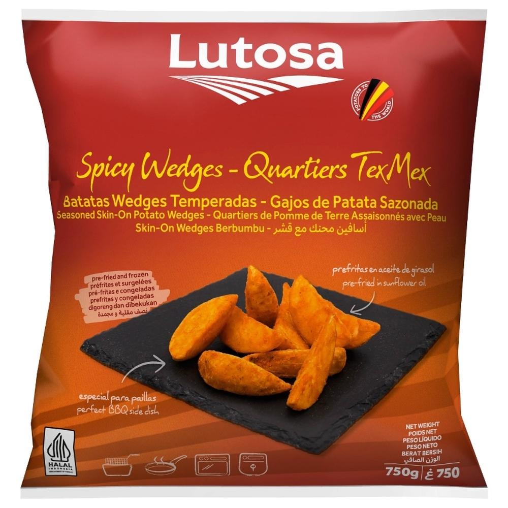 [718941] Pommes Spicy Wedges Lutosa 750g