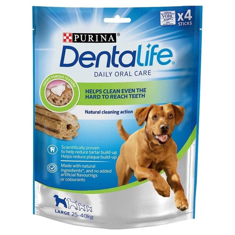 Friandises pour Chien Large (25-40kg) Dentalife 142g