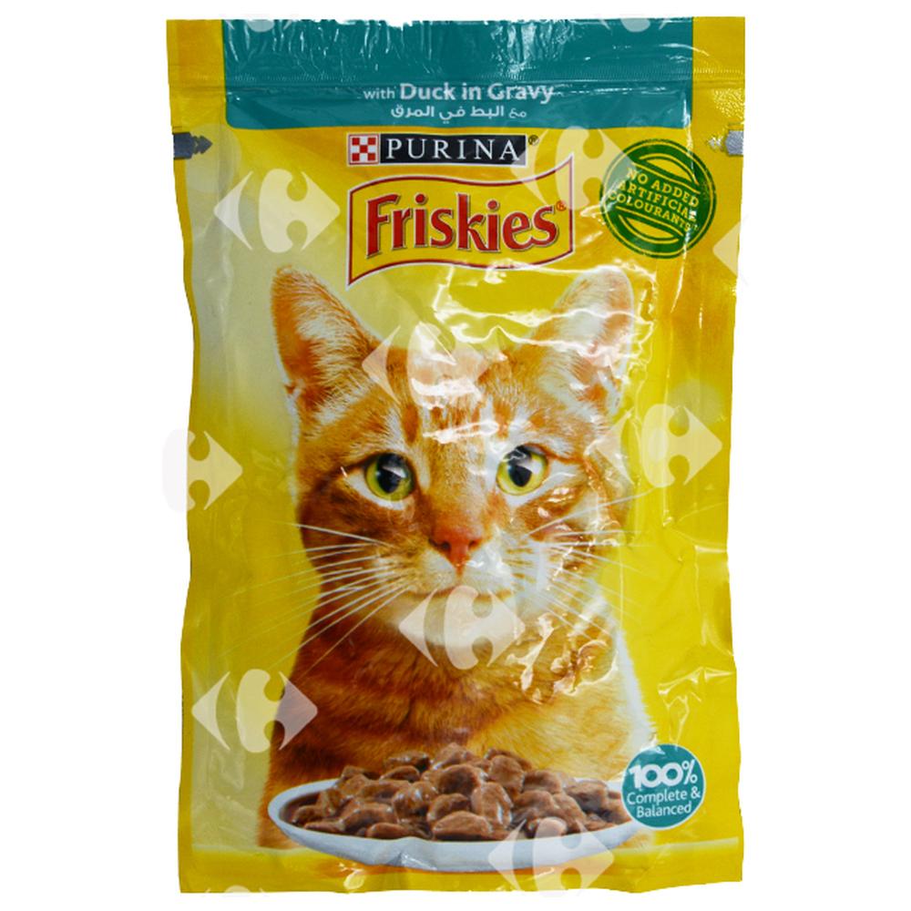 [645968] Pâtée Effilé pour Chats Canard Friskies 85g