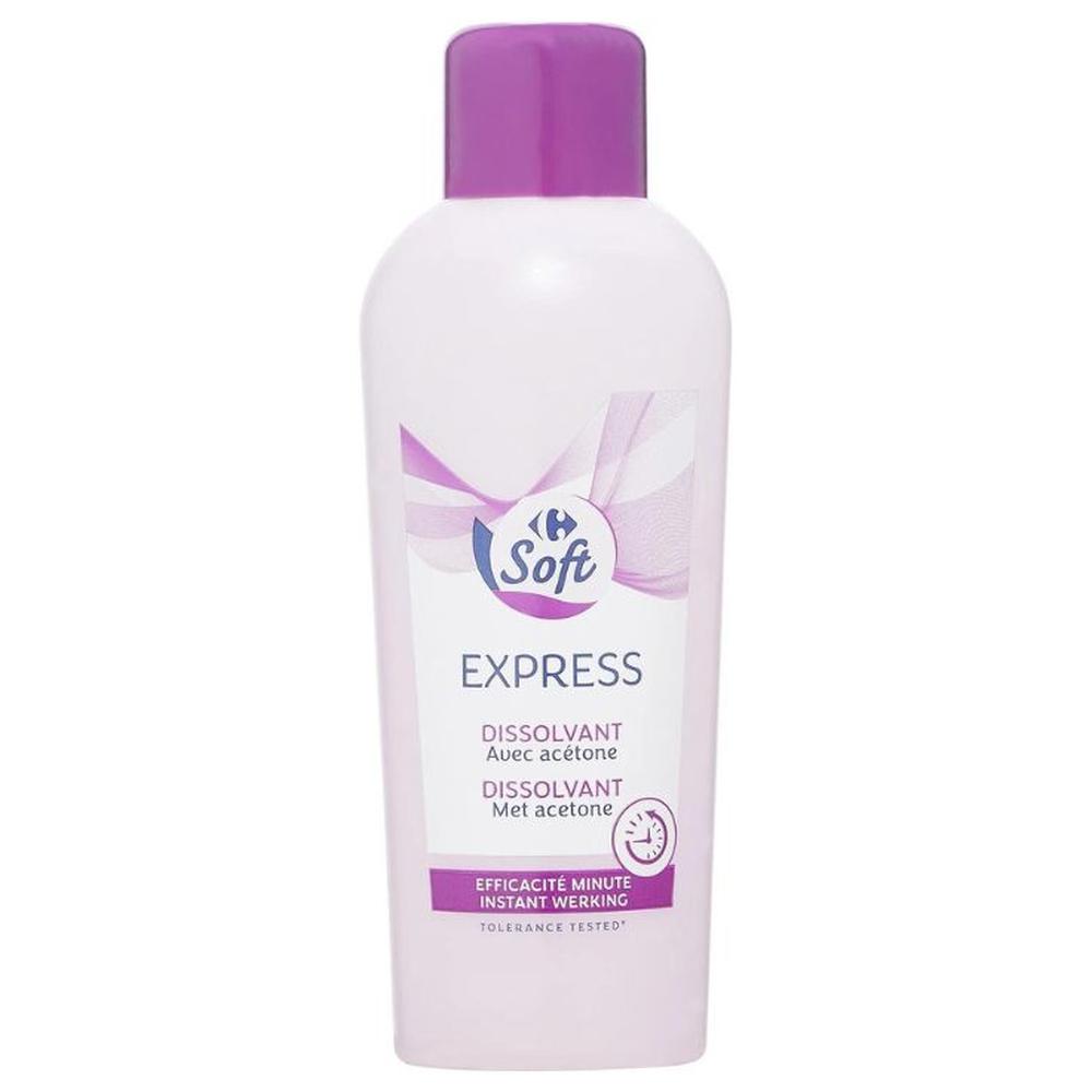 [555792] Dissolvant Express Carrefour Soft 200ml