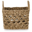 Panier Rectangulaire avec Ouvertures Herbe Kasa 30x22x25 cm