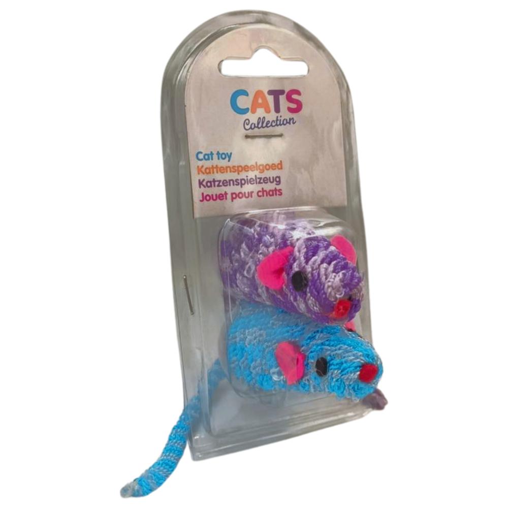Jouets Souris pour Chat 2 unités