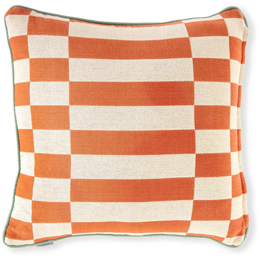Coussin Carrés Rouges 45x45cm