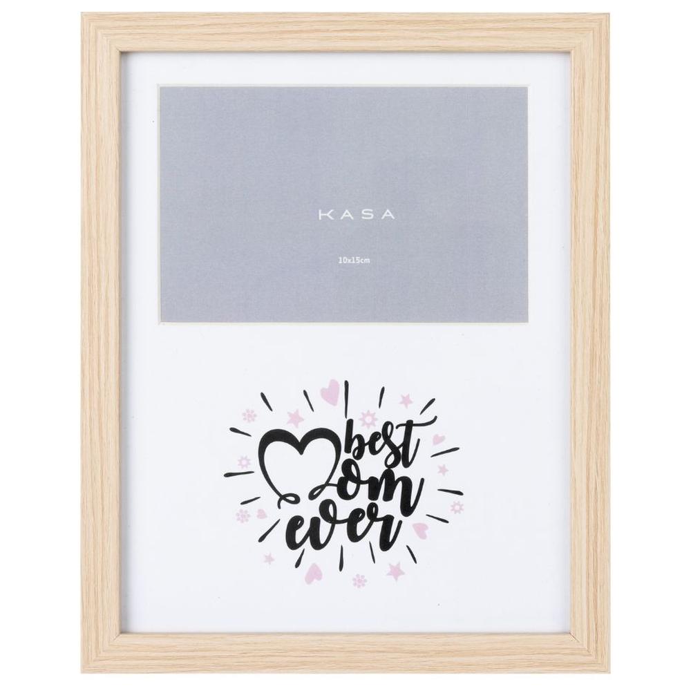 Cadre Rectangulaire "Meilleure Maman à Jamais" Kasa 20x15cm