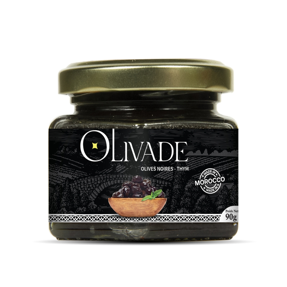 [718052] La Traditionnelle Tapenade Olive Noire Ail Thym 90g