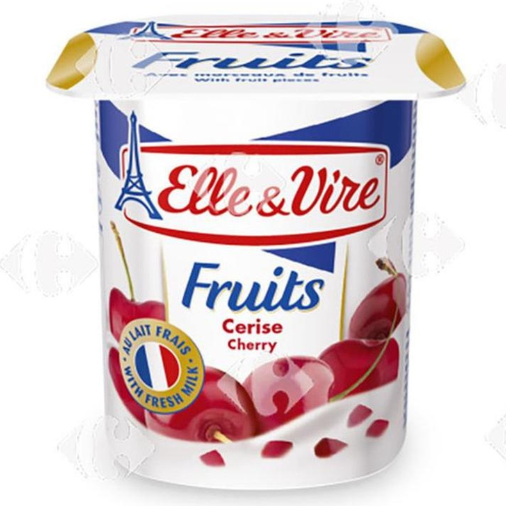[29652] Dessert Lacté Cerise Elle Et Vire 125g
