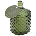 Bougie en Verre avec Couvercle Vert Cotton Candy Kasa 9 cm