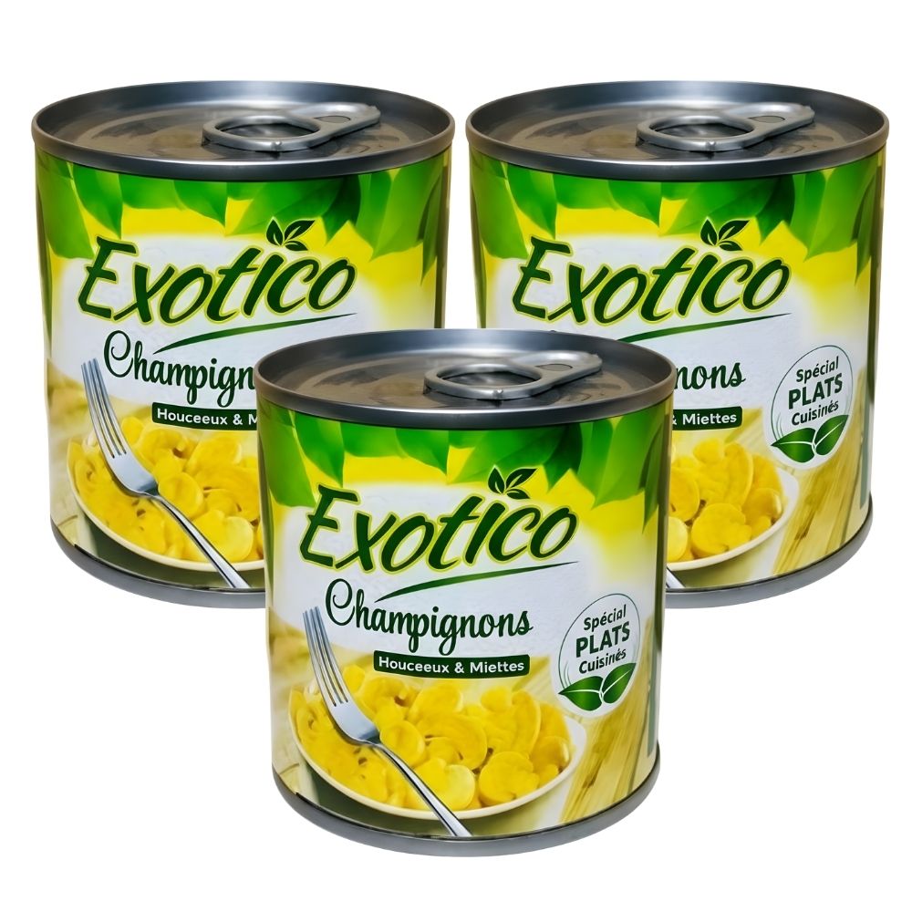 [721183] Champignons Tripack Exotico 3x150g