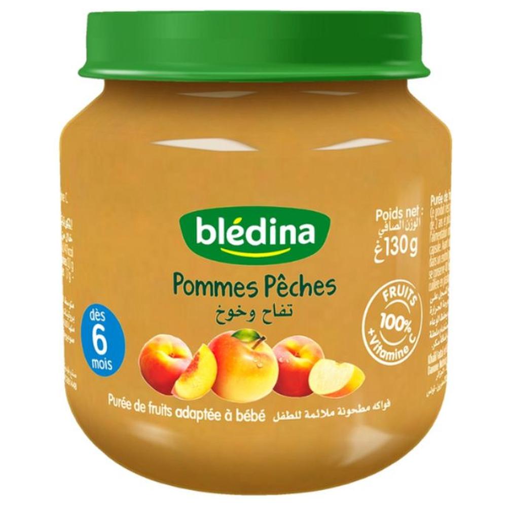 [720942] Compote Pommes Pêches Blédina 130g