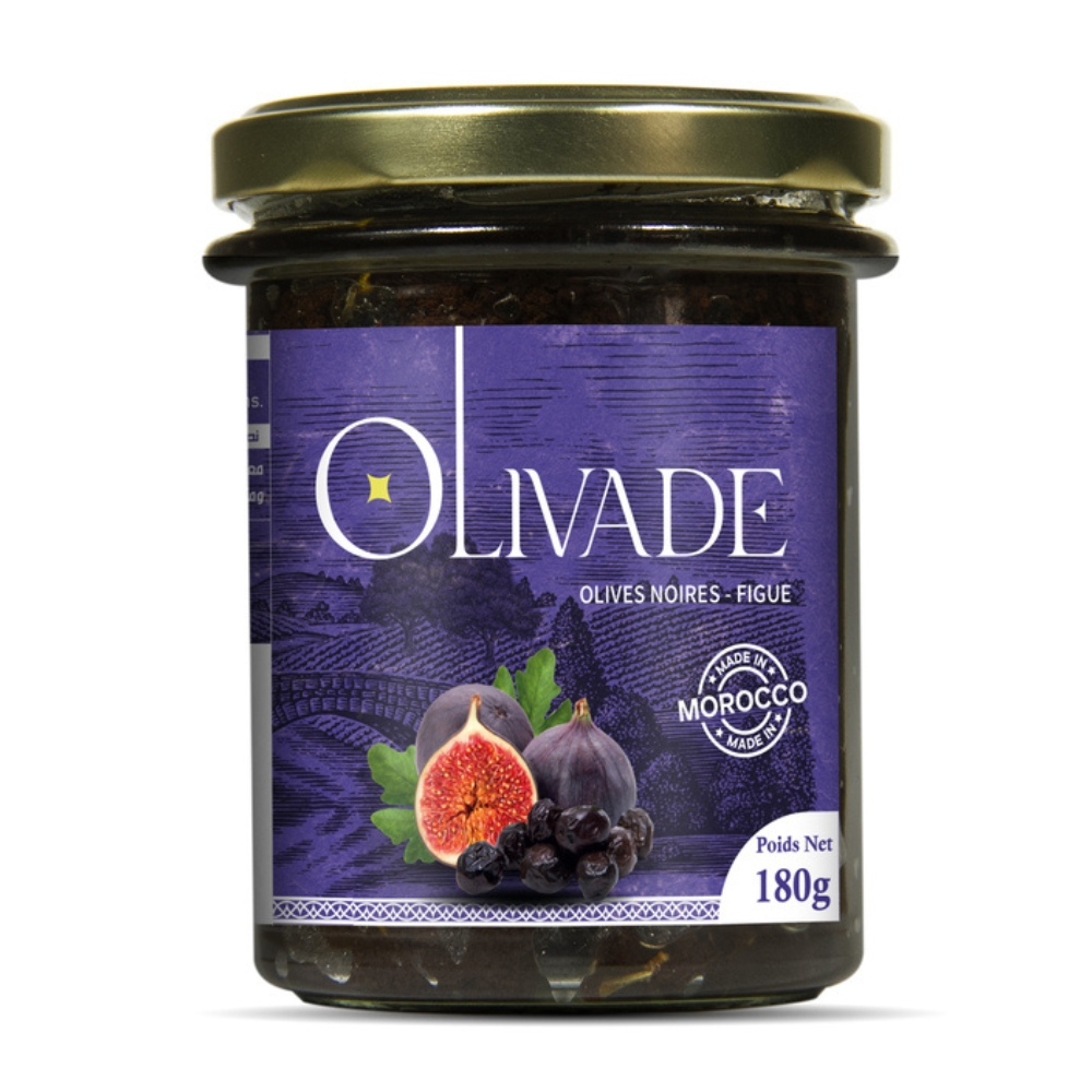 [718055] La Douce Tapenade Olive Noire Figue 180g