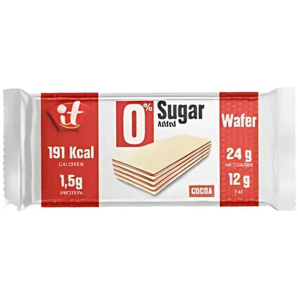 Wafer Cacao 0% Sucre it 40g