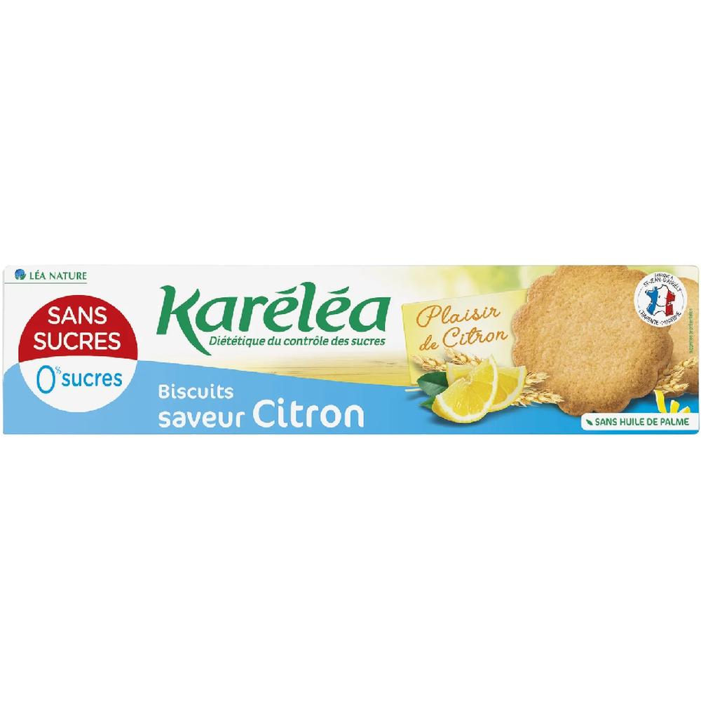 [724240] Biscuits Citron Sans Sucre Karelea 132g