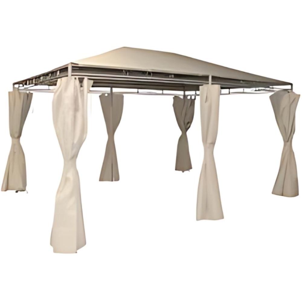 [693730] Tonnelle Dune en Aluminium 3x4m