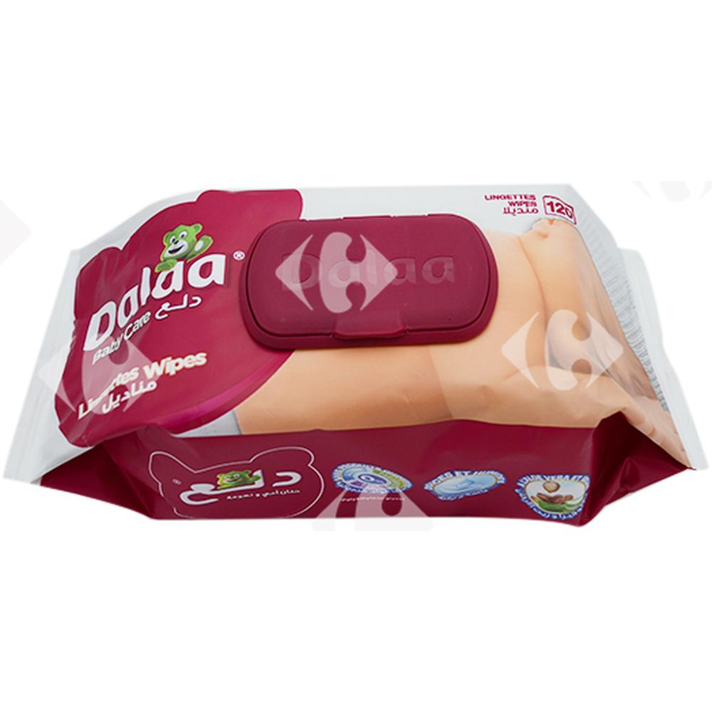 [644395] Lingettes Bébé Dalaa 120 unités