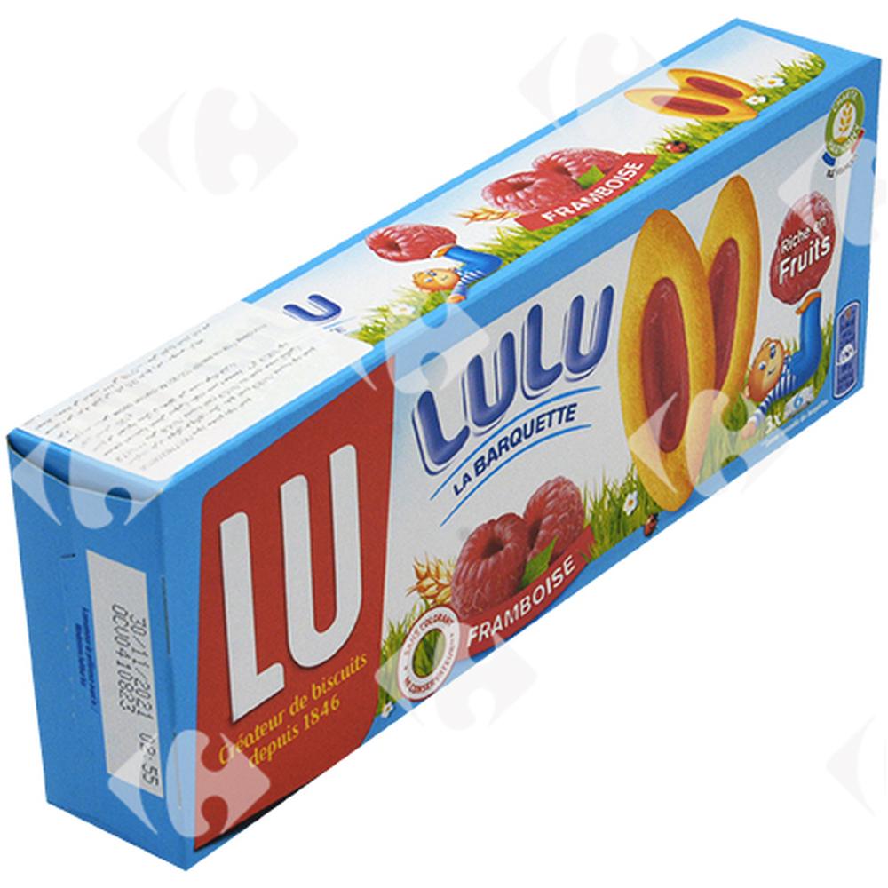[626377] Biscuits La Barquette Framboise Lulu 120g