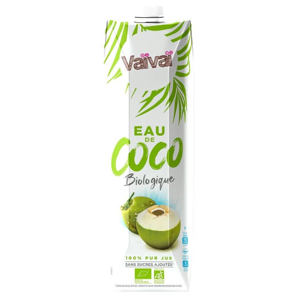 [720936] Eau de Coco Bio Sans Sucre Ajouté Vaï Vaï 1L