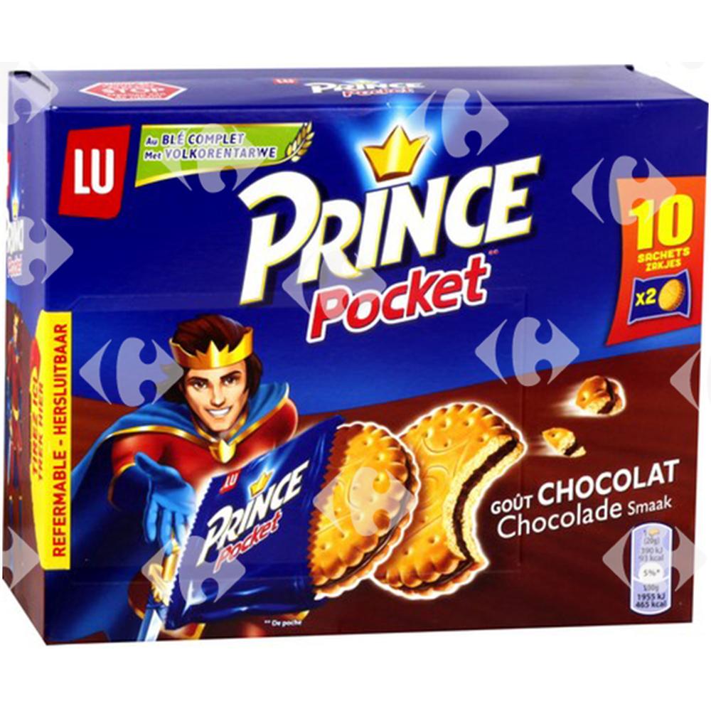 Biscuits Chocolat Pocket Prince 400g