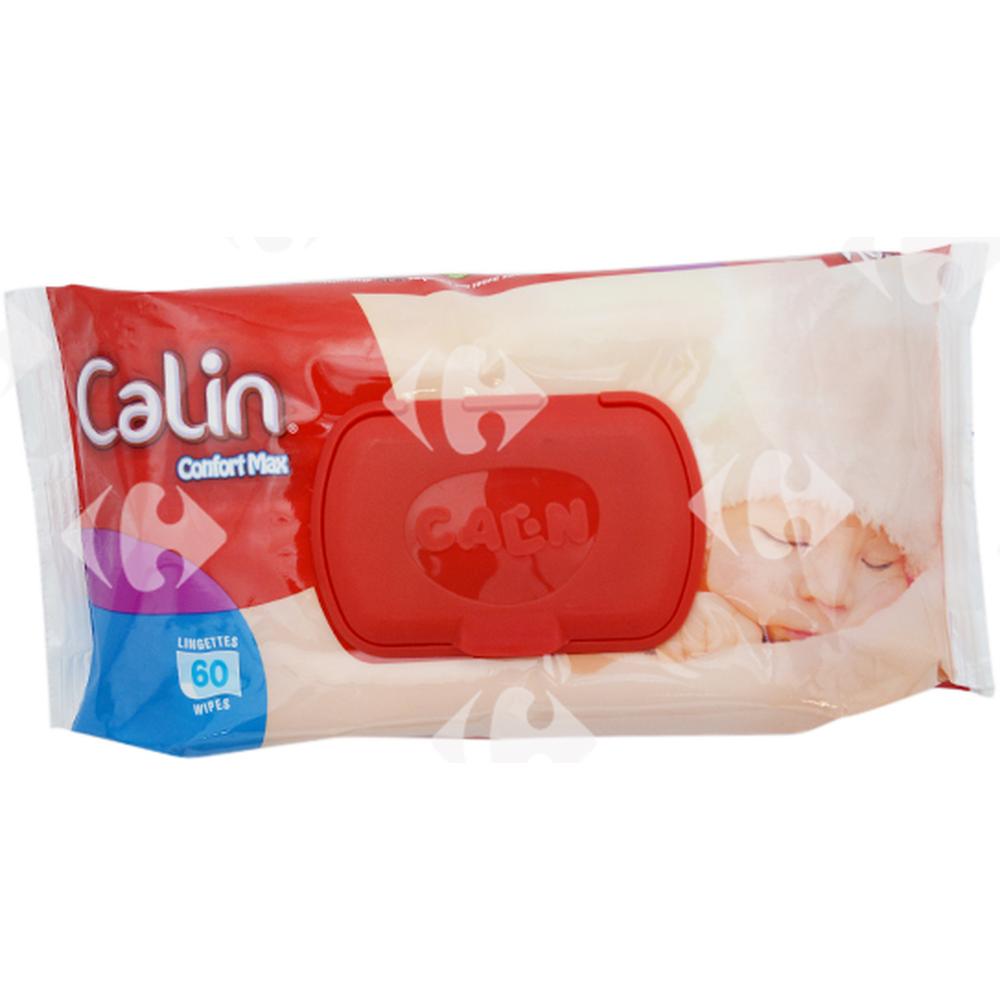 Lingettes Bébé Calin 60 unités.