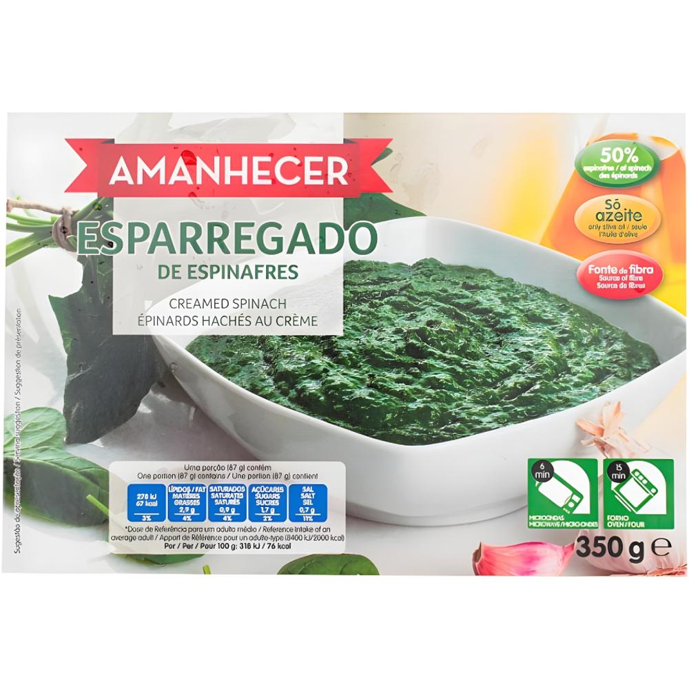 [730793] Épinards Crémeux Surgelés Amanhecer 350g