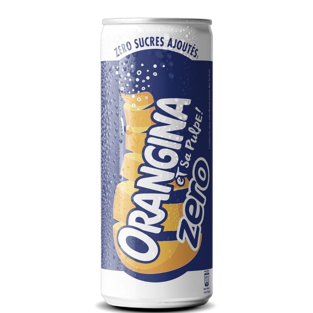 [724412] Boisson Gazeuse Zéro Orangina Canette 25cl