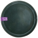 Assiette à Dessert Porcelaine Verte Gravée Alcobaça Kasa 19 cm