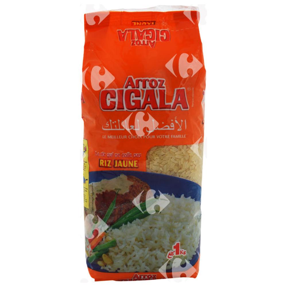 [49408] Riz Jaune Étuvé Cigala 1kg