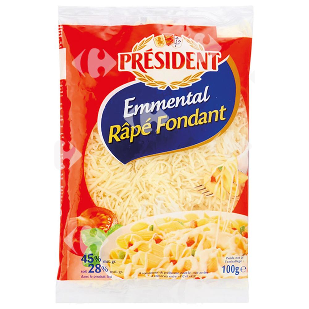 [29690] Emmental Râpé Président 100g