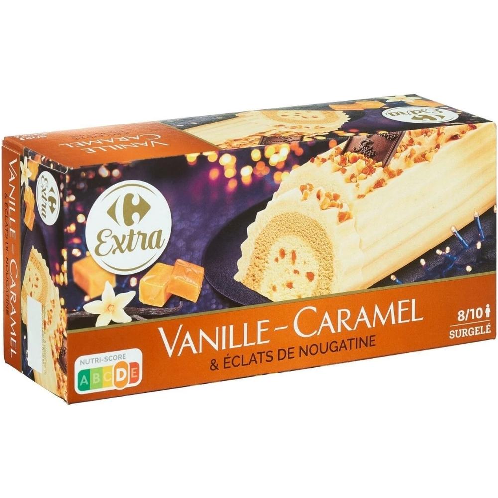[513500] Bûche Glacée Vanille Caramel Carrefour 1L