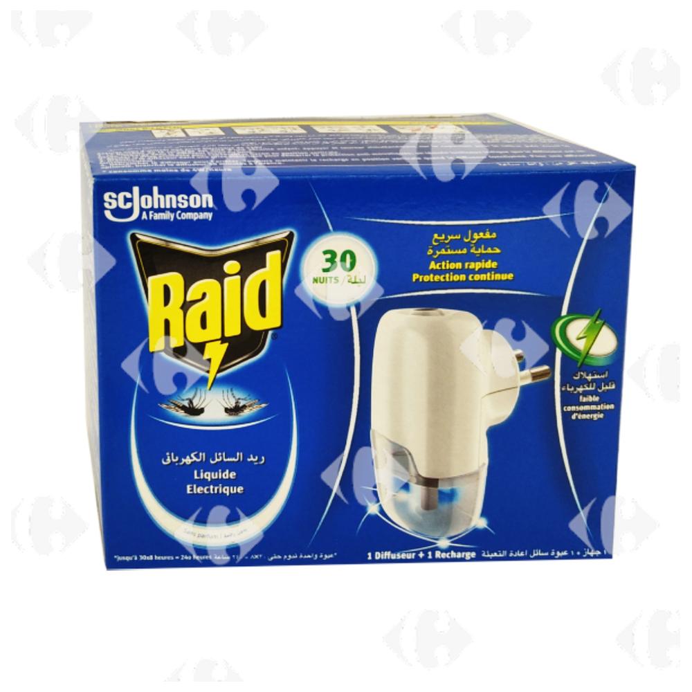 [369340] Diffuseur recharge liquide Raid 30 nuits