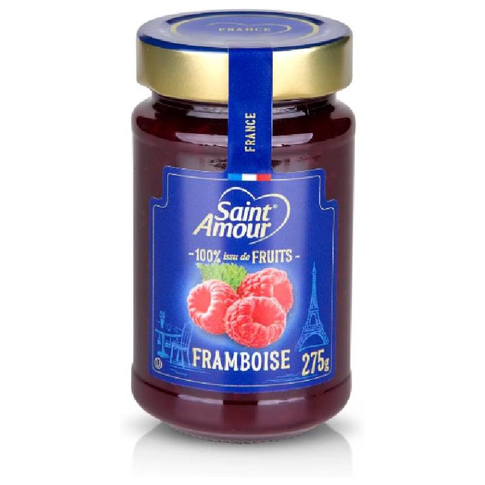 [722391] Confiture Framboise 100% Fruits Saint Amour 275g