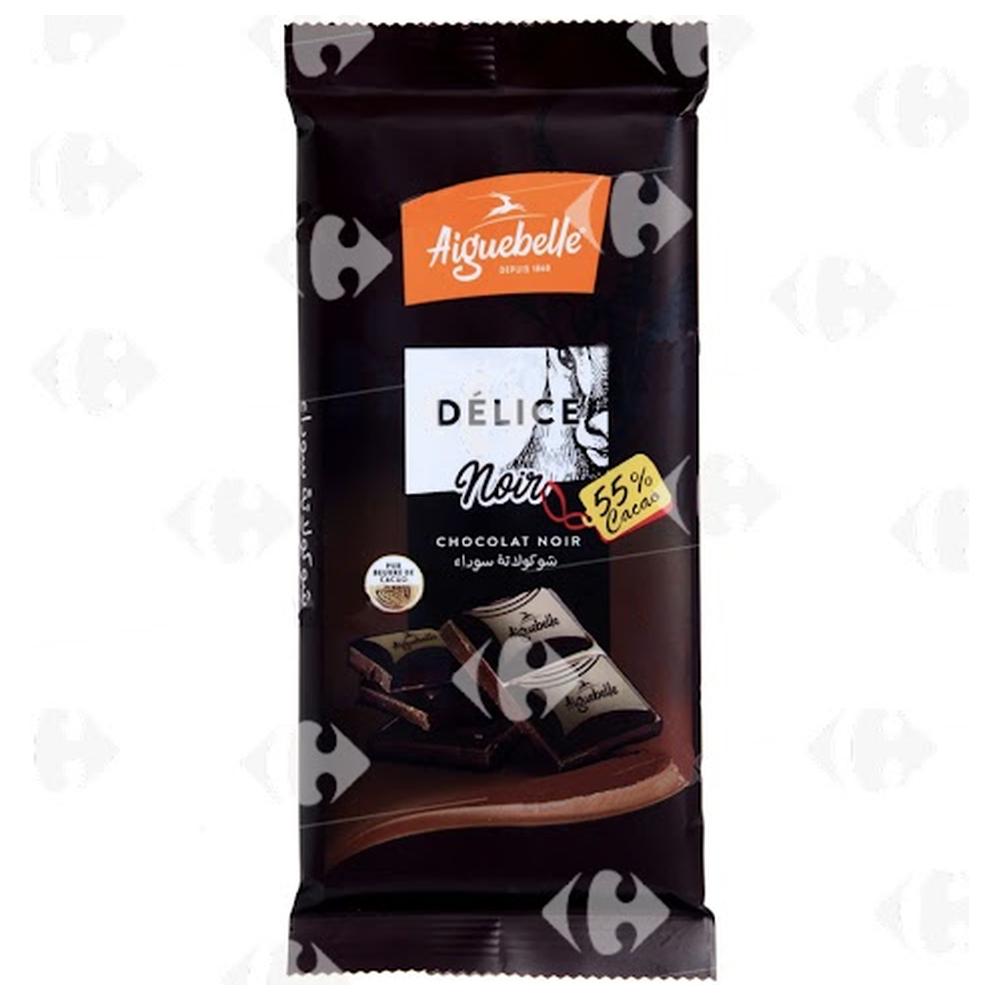 [662447] Tablette de Chocolat Noir 55% Délice Aiguebelle 100g
