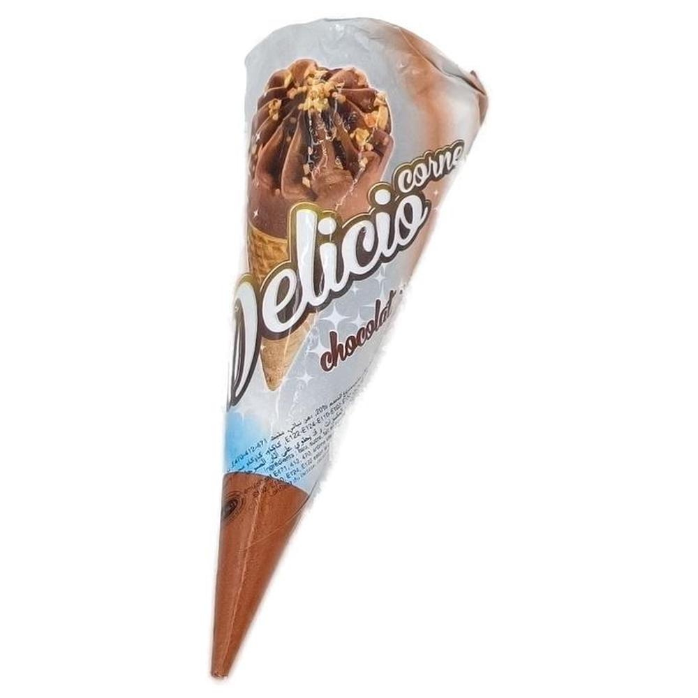 [404942] Crème Glacée Chocolat Cornet Delicio Corne 70ml