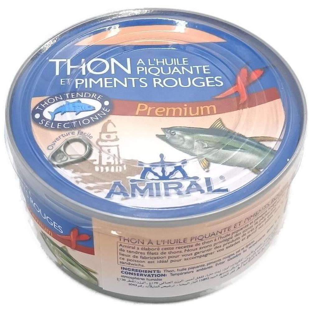 [520864] Thon Entier au Piment Rouge Amiral 170g.