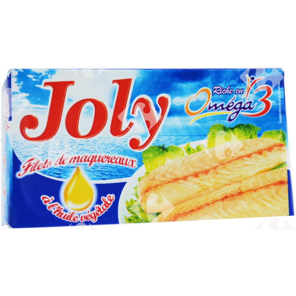 [622729] Pack de Trois Conserves de Maquereaux en Morceaux à l'Huile Pimentée Joly 80g.